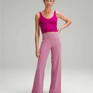 ($128 value) lululemon Align™ High-Rise Wide-Leg
Pant 31" Velvet Dust size 8